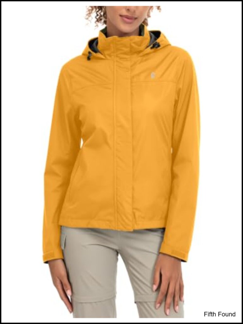 Waterproof Rain Jacket Windproof Hooded Hiking Outdoor
